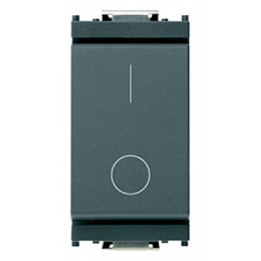 INTERRUTTORE 2P 16AX SERIE IDEA GRIGIO - VIMAR 16016 product photo Photo 01 3XL