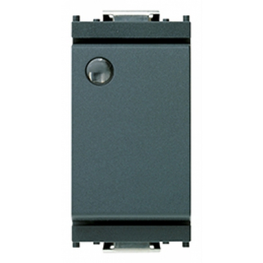 DEVIATORE 1P 16AX LUMINOSO SERIE IDEA GRIGIO - VIMAR 16025 product photo Photo 01 3XL