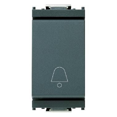 IDEA-PULSANTE 1P 10A NO SIMB.CAMPANELLO GRIGIO - VIMAR 16080.C - VIMAR 16080.C product photo Photo 01 3XL