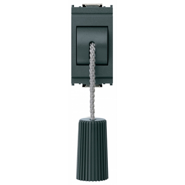 PULSANTE 1P NO 10A TIRANTE SERIE IDEA GRIGIO - VIMAR 16084 product photo Photo 01 3XL