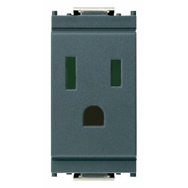 IDEA-PRESA SICURY 2P+T 15A USA+SASO GRIGIO - VIMAR 16242 - VIMAR 16242 - VIMAR 16242 product photo Photo 01 3XL