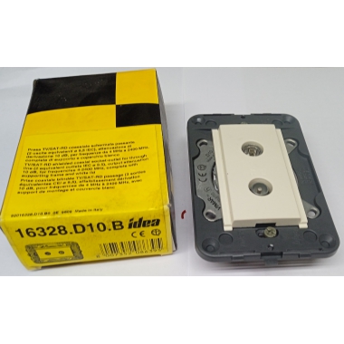 PRESA TV/SAT RD 10DB BIANCA SERIE IDEA - VIMAR 16328.D10.B product photo Photo 01 3XL