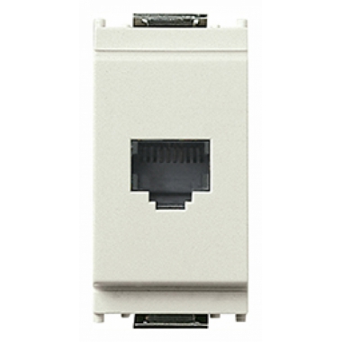 PRESA TELEFONICA RJ11 6/4 SERIE IDEA BIANCO - VIMAR 16335.B product photo Photo 01 3XL