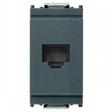 PRESA ETHERNET RJ45 8/8 SERIE IDEA GRIGIO - VIMAR 16337 product photo Photo 01 3XL