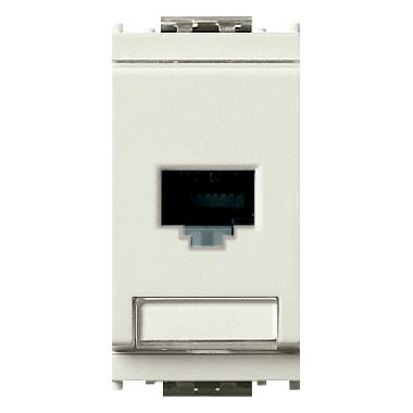 IDEA-PRESA RJ45 NETSAFE CAT.6 UTP110 BIANCO - VIMAR 16359.6.B - VIMAR 16359.6.B product photo Photo 01 3XL