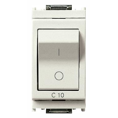 IDEA-INTERR.MGN 1P+N C10 3KA BIANCO - VIMAR 16505.10.B - VIMAR 16505.10.B product photo Photo 01 3XL