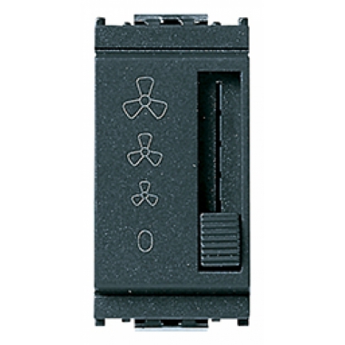 COMMUTATORE A SLITTA 1P 6A 250V 4 POSIZIONI GRIGIO - VIMAR 16558 product photo Photo 01 3XL