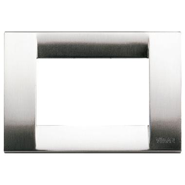 PLACCA CLASSICA 3M NICHEL SPAZZOLATO - VIMAR 16733.34 product photo Photo 01 3XL