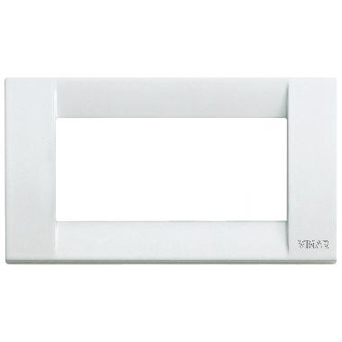 IDEA-PLACCA 4P.METALLO BIANCO - VIMAR 16734.01 - VIMAR 16734.01 product photo Photo 01 3XL