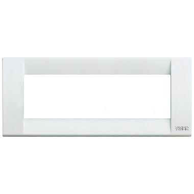 IDEA-PLACCA 6P.METAL BIANCO - VIMAR 16736.01 - VIMAR 16736.01 product photo Photo 01 3XL