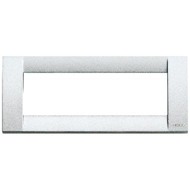 PLACCA CLASSICA 6M ARGENTO METALL. - VIMAR 16736.21 product photo Photo 01 3XL