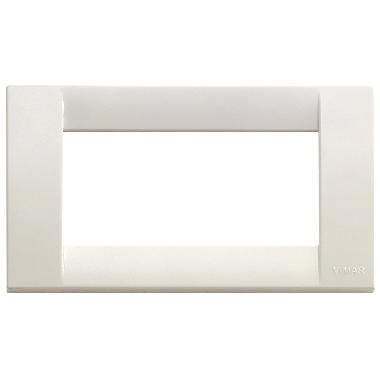 PLACCA CLASSICA 4 MODULI SERIE IDEA COLORE BIANCO - VIMAR 16744.04 product photo Photo 01 3XL