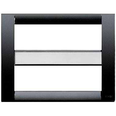 IDEA-PLACCA 12M(6+6) TECNOPOL.NERO - VIMAR 16748.16 - VIMAR 16748.16 product photo Photo 01 3XL