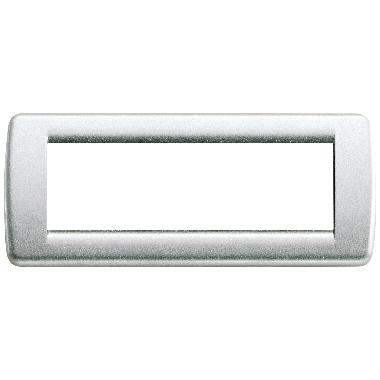 IDEA RONDO'-PLACCA 6M METAL ARGENTO METALLIZ. - VIMAR 16756.21 - VIMAR 16756.21 product photo Photo 01 3XL