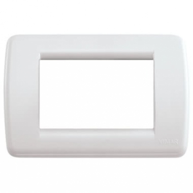 PLACCA 3 MODULI TECNOPOLIMERO BIANCO SERIE IDEA - VIMAR 16763.04 product photo Photo 01 3XL