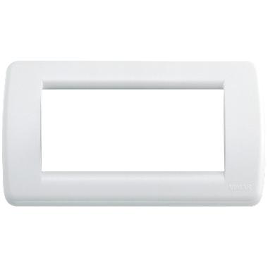 Placca Rondo' 4 Moduli Vimar Idea Bianco Brillante - VIMAR 16764.01 product photo Photo 01 3XL