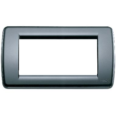 Placca Rondo' 4 Moduli Vimar Idea Grigio Grafite - VIMAR 16764.15 product photo Photo 01 3XL
