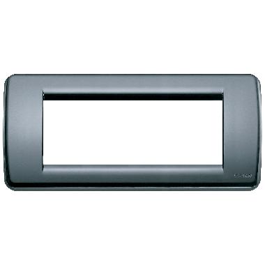 IDEA RONDO'- PLACCA 5M TECNOPOL.GRIGIO GRAFITE - VIMAR 16765.15 - VIMAR 16765.15 product photo Photo 01 3XL