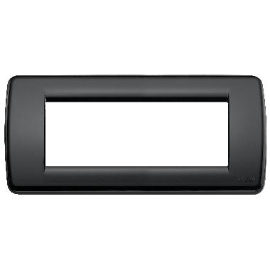 IDEA RONDO'- PLACCA 5M TECNOPOL.NERO - VIMAR 16765.16 - VIMAR 16765.16 product photo Photo 01 3XL