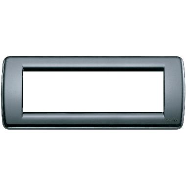 Placca Rondo' 6 Moduli Vimar Idea Grigio Grafite - VIMAR 16766.15 product photo Photo 01 3XL