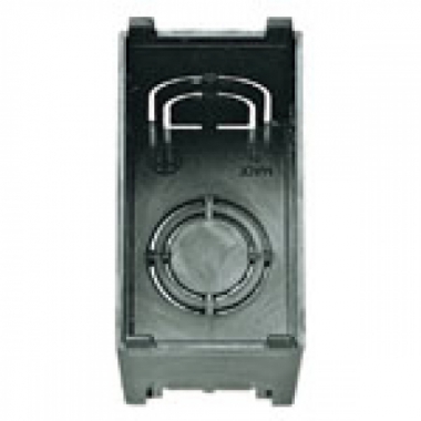 SCATOLA DA INCASSO RETTANGOLARE 1 MODULO (GW 960 °C) PER INSTALLAZIONE SU PANNELLI NERO IDEA - VIMAR 16776/AU product photo Photo 01 3XL