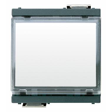 PULSANTE TARGHETTA 1P NO 10A 12-24V GRIGIO - VIMAR 17020 product photo Photo 01 3XL