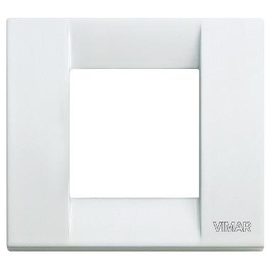 IDEA-PLACCA 1/2M RID.METAL BIANCO - VIMAR 17092.01 - VIMAR 17092.01 product photo Photo 01 3XL