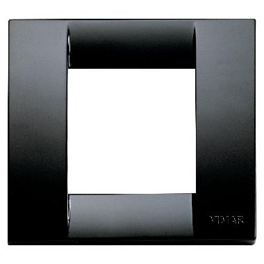 IDEA CLASS-PLACCA 1/2M RID.TECNOPOL.NERO - VIMAR 17097.16 - VIMAR 17097.16 product photo Photo 01 3XL