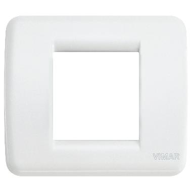 IDEA RONDO'-PLACCA 1/2M RID.TECNOPOL.BIANCO BRILL - VIMAR 17098.01 - VIMAR 17098.01 product photo Photo 01 3XL