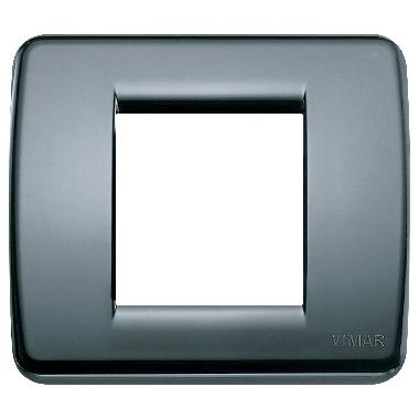 IDEA RONDO'-PLACCA 1/2M RID.TECNOPOL.GRIGIO GRAFIT - VIMAR 17098.15 - VIMAR 17098.15 product photo Photo 01 3XL