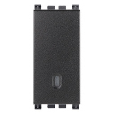 DEVIATORE ILLUMINABILE VIMAR ARKE' 1P 16AX 250V GRIGIO - VIMAR 19005 product photo Photo 01 3XL