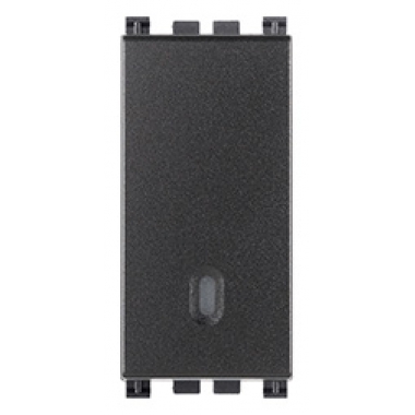 PULSANTE ILLUMINABILE VIMAR ARKE' 1P NO 10A GRIGIO - VIMAR 19008 product photo Photo 01 3XL