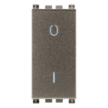 ARKE' INTERRUTTORE 2P 16AX METAL - VIMAR 19015.M - VIMAR 19015.M - VIMAR 19015.M product photo Photo 01 3XL