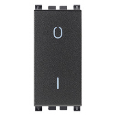 INTERRUTTORE ILLUMINABILE VIMAR ARKE' 2P 16AX 250V GRIGIO - VIMAR 19015 product photo Photo 01 3XL