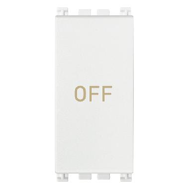 ARKE'-PULSANTE 1P NO+NC 10A SIMB.OFF BIANCO - VIMAR 19056.33.B - VIMAR 19056.33.B - VIMAR 19056.33.B product photo Photo 01 3XL