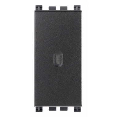 INTERRUTTORE 1P 10AX ASSIALE GRIGIO - VIMAR 19100 product photo Photo 01 3XL