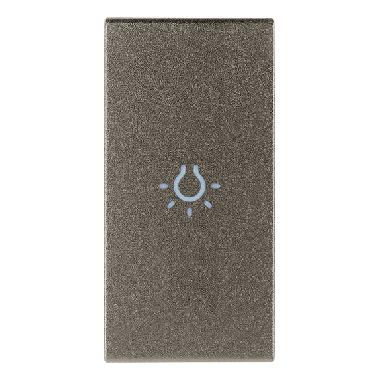 TASTO 1M SIMBOLO LUCE ASSIALE METAL - VIMAR 19131.L.M - VIMAR 19131.L.M product photo Photo 01 3XL