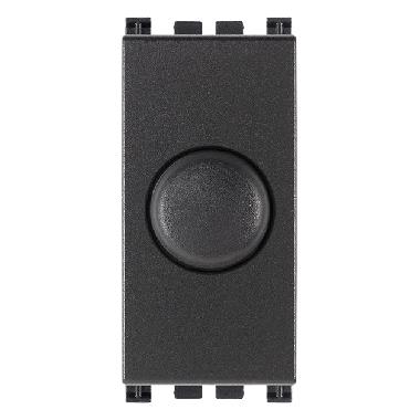 ARKE'-REGOLATORE 230V 100-500W PUSH-PUSH GRIGIO - VIMAR 19153 - VIMAR 19153 product photo Photo 01 3XL