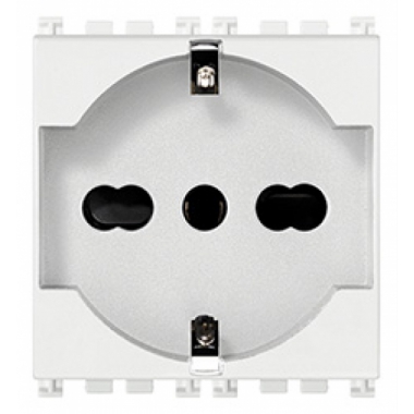 PRESA VIMAR ARKÃ 2P+T 16A UNIVERSALE BIANCA - VIMAR 19210.B product photo Photo 01 3XL