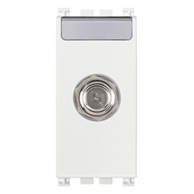 PRESA COASSIALE TIPO F FEMMINA BIANCO - VIMAR 19318.B product photo Photo 01 3XL