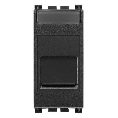 Presa RJ45 Cat6 UTP con portello grigio - VIMAR 19337.6 - VIMAR 19337.6 product photo Photo 01 3XL