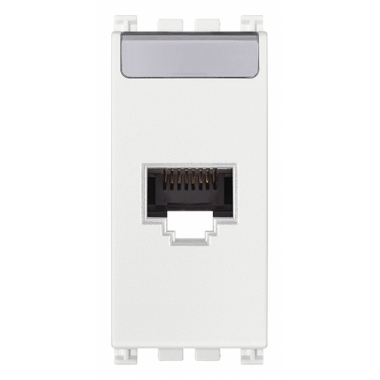 PRESA RJ45 NETSAFE CAT5E UTP BIANCO - VIMAR 19339.11.B product photo Photo 01 3XL