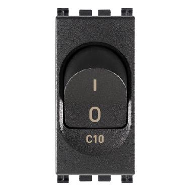 INTERRUTTORE MT 1P+N C10 120-230V GRIGIO - VIMAR 19405.10 - VIMAR 19405.10 product photo Photo 01 3XL