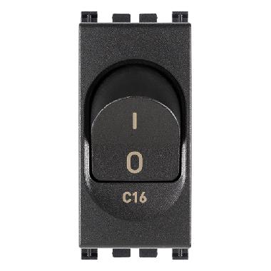 ARKE'-INTERRUTTORE MT 1P+N C16 120-230V GRIGIO - VIMAR 19405.16 - VIMAR 19405.16 product photo Photo 01 3XL