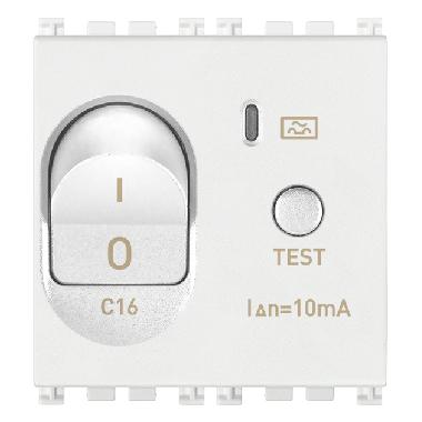 ARKE'-INTERRUTTORE MTDIFF.1P+N C16 10MA BIANCO - VIMAR 19411.16.B - VIMAR 19411.16.B product photo Photo 01 3XL