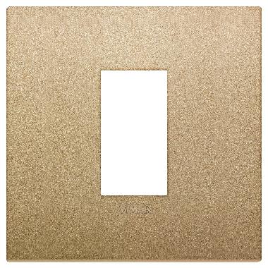 PLACCA CLASSIC 1M ORO MATT - VIMAR 19641.78 product photo Photo 01 3XL
