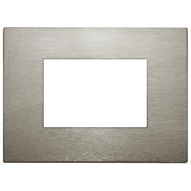 ARKE'-PLACCA CLASSIC 3M METALLO ACCIAIO SPAZZOLATO - VIMAR 19653.08 - VIMAR 19653.08 product photo Photo 01 3XL