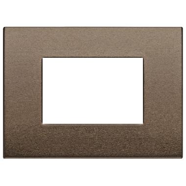 ARKE'-PLACCA CLASSIC ALLUMINIO 3M BRONZO SCURO - VIMAR 19653.17 - VIMAR 19653.17 - VIMAR 19653.17 product photo Photo 01 3XL