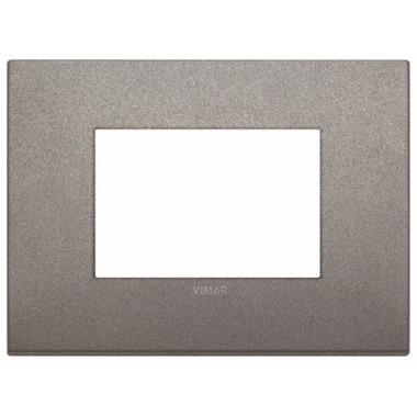 PLACCA CLASSIC 3M TITANIO MATT - VIMAR 19653.04 product photo Photo 01 3XL