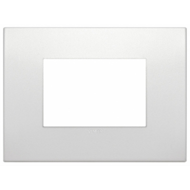 PLACCA CLASSIC 3 MODULI PERLA MATT - VIMAR 19653.05 product photo Photo 01 3XL